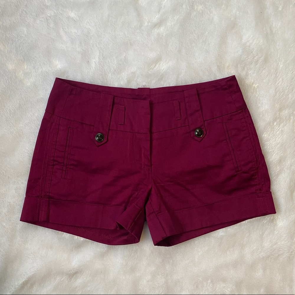 🌟2 FOR $10🌟 XOXO burgundy shorts
